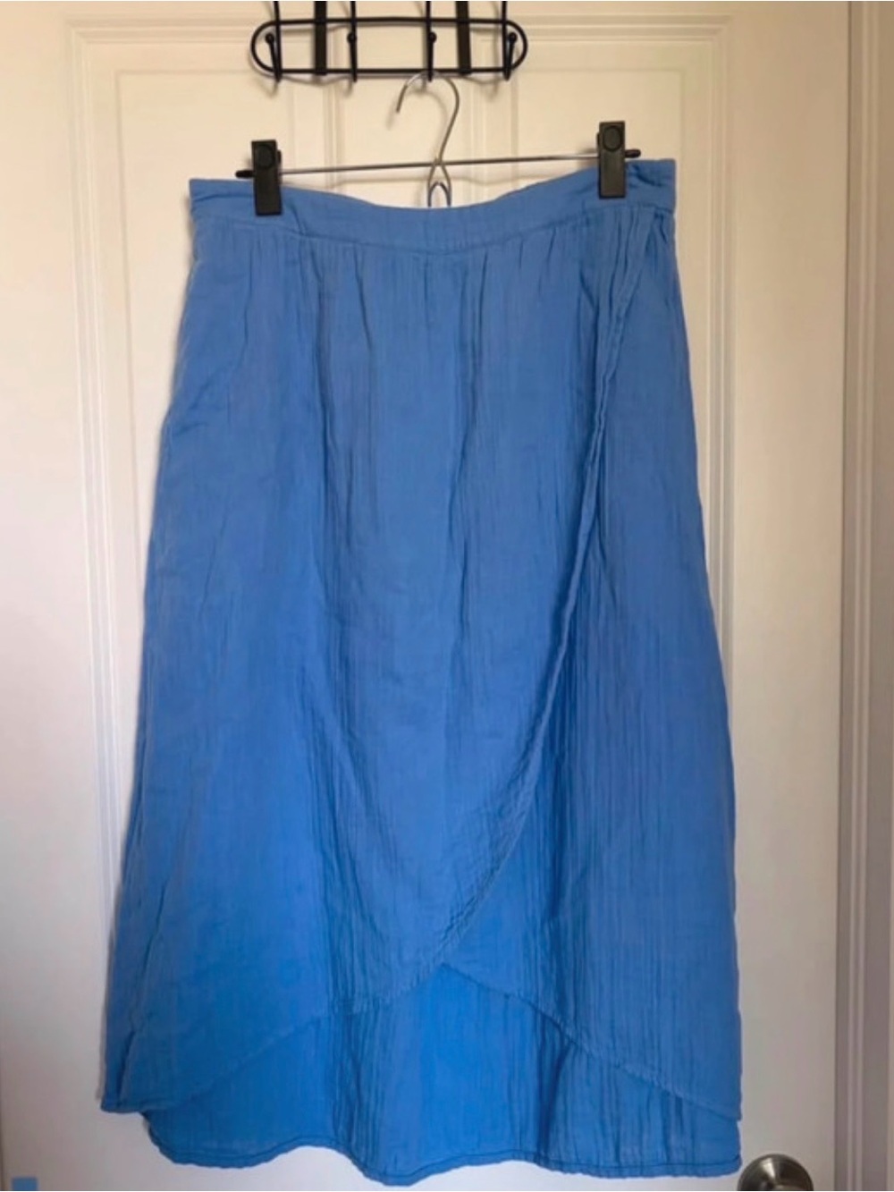‼️EUC: Pact Organic Blue Coastal Gauze Matching Skirt Set - L - Picture 11 of 11